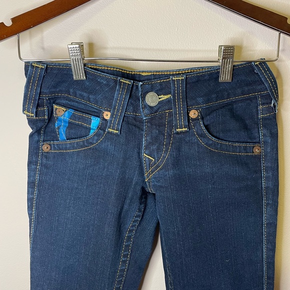 True Religion Dark Wash Flare Jeans - Picture 2 of 9